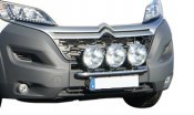 Extraljusfäste i Rostfritt stål till Peugeot Boxer 2014-