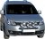 Extraljusfäste i Rostfritt stål till VW Caddy 2010-2015