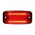 Positionsljus/sidomarkering i fiberoptisk LED med inbyggd reflex | Röd