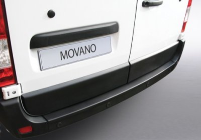 Lastskydd/Stötfångarskydd i reptålig ABS-plast till Opel Movano 2011-