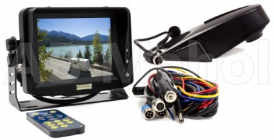 Backkamerasystem 5" monitor inkl. transportbilskamera