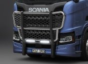 Frontskydd i ABS-plast till Scania C20