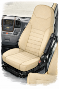 Bilklädsel Dethleffs husbil – Fiat Ducato 2006- | Beige