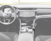 Mobilhållare till Jeep Grand Cherokee från 2026- | Modellanpassad
