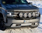 Extraljusfäste för 4 extraljus till Chevrolet Silverado från 2019-2022 | Qpax