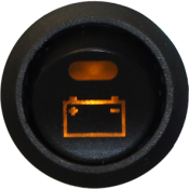 Strömbrytare/tryckknapp/knapp 12V | Batteri