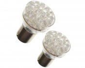 Universella BAY15d/P21/5W LED-lampor med 24 Röda Dioder – För optimal belysning