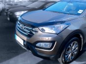 Huvskydd i mörktonad akrylplast till Hyundai Santa Fé 2013-2018