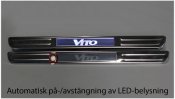 Instegsskydd med LED-belysning till Mercedes Vito/Viano från 2004-2014