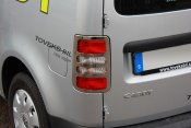 Lampmask för baklamporna i Rostfritt till VW Caddy 2004-2015