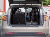 Hundbur Tesla Model X från 2016-