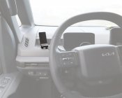 Mobilhållare Kia PV5 Cargo 2025- | För montering till vänster om ratten