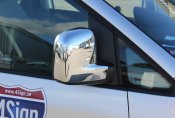 Spegelkåpor i kromad ABS-plast till VW Transporter T5 2003-2009