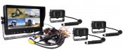 Backkamerasystem splitscreen 9 tum med 3 standardkameror