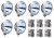 Komplett extraljuspaket inkl. montering - Hella Rallye 3003 Chrome
