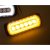 LED-blixtljus med Halo-ring i Vitt, Rött och Orange | ECE R65/R10/R91 | 12-24V