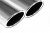 Sportavgassystem sidepipes 4x90 mm till Nissan Navara 2006-2014
