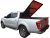 Flaklock Aluminium Basic till Nissan Navara Double Cab 2015-