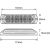 Blixtljus med 6 orange LED | ECE R65/R10 | 9-33V