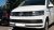 Övre grill i Rostfritt stål till VW T6 från 2016-2019 med lackerad stötfångare