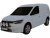 Extraljusfäste med LED-ramp till Volkswagen Caddy från 2021-