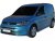 LED-rampsbåge till Volkswagen Caddy från 2021-
