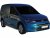 LED-rampsbåge till Volkswagen Caddy från 2021-