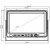 Backkamerasystem 7 monitor inkl. 3n standardkamera och 1 visirkamera