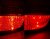 Diodlampa 12V 18xDiod 3-wing Röd BA15s