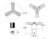 Diodlampa 12V 24xSMD 3-wing BA15s