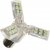 Diodlampa 12V 24xSMD 3-wing gul/orange BAU15s