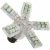 Diodlampa 12V 40xSMD 5-wing BA15s