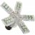 Diodlampa 12V 40xSMD 5-wing BAY15d