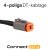 LEDSON Connect Kabelsats | 12V | Med DT-kontakter (4-polig)