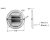 LEDSON Sky SQ Innerbelysning - Diameter 130 mm