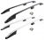 Takrails i Aluminium till Mazda CX-5 från 2012-2017