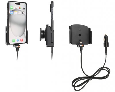 Mobilhållare till iPhone 16/17/18 Max/Plus - Bredd: 75-89 mm, Tjocklek: 6-10 mm