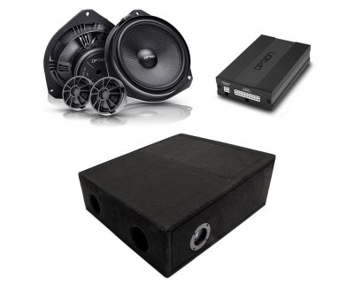 Högtalarpaket till Citroen Jumper från 2006-2020 | Komplett ljudpaket | Högtalare | DSP | Subwoofer (ROCK-2) | Ljuddämpning