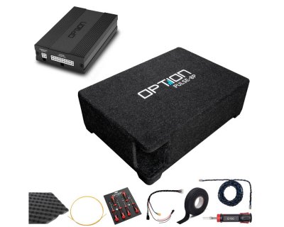 Baspaket – DSP Ljudprocessor & Subwoofer (PULSE-8P) till MAN TGE från 2016-