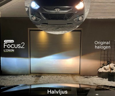 LED Strålkastarlampor Xtreme Focus 2 - Samma perfekta ljusbild, snäppet mer styrka