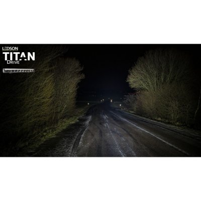 LEDSON Titan LED-ramp - 516 mm (20,5"), 100W, 10-30V | Med positionsljus