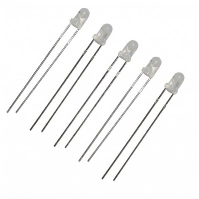 5-pack R-LED-dioder 12V