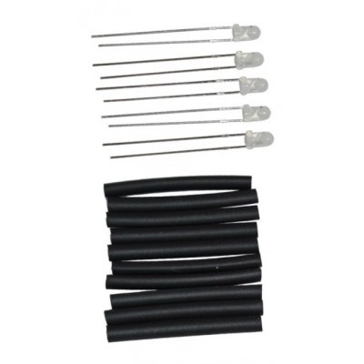 5-pack R-LED-dioder 12V