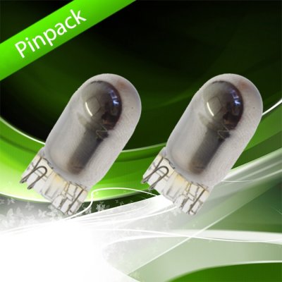 Blinkerslampa Gul/Kromad W5W T10