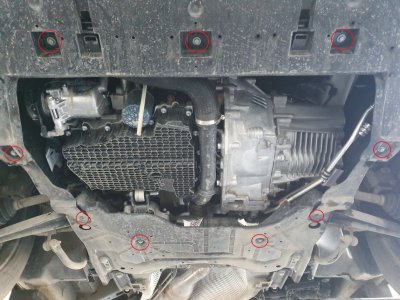 Hasplåt monteringspunkter Opel Zafira