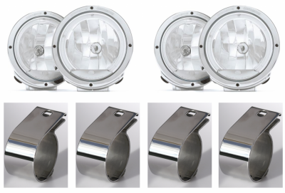 Komplett extraljuspaket inkl. montering - Hella Luminator Chrome