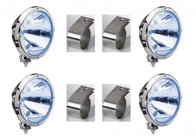 Komplett extraljuspaket inkl. montering - Hella Rallye 3003 Chrome