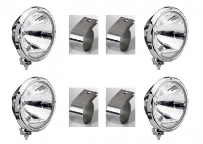 Komplett extraljuspaket inkl. montering - Hella Rallye 3003 Chrome