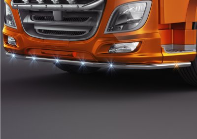 Frontrör i Rostfritt stål till DAF XF Euro 6