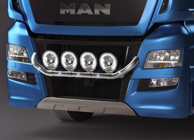 Frontbåge i Rostfritt stål till MAN TGX TGS